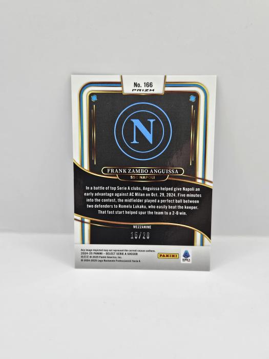 2024-25 PANINI SELECT SERIE A FRANK ZAMBO ANGUISSA WHITE MEZZANINE 15/20