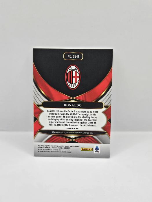 2024-25 PANINI SELECT SERIE A RONALDO AUTOGRAPH PRIZM *READ*