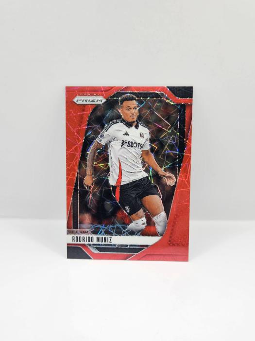 2024-25 PANINI PRIZM EPL RODRIGO MUNIZ RED LASER 40/49