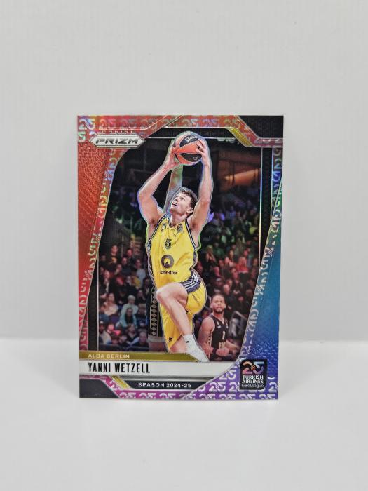 2024-25 PANINI PRIZM EUROLEAGUE YANNI WETZELL ''25TH ANNIVERSARY''