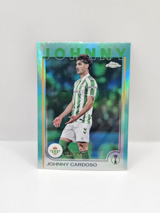 2024/25 TOPPS CHROME UEFA CLUB COMPETITIONS JOHNNY CARDOSO 108/199