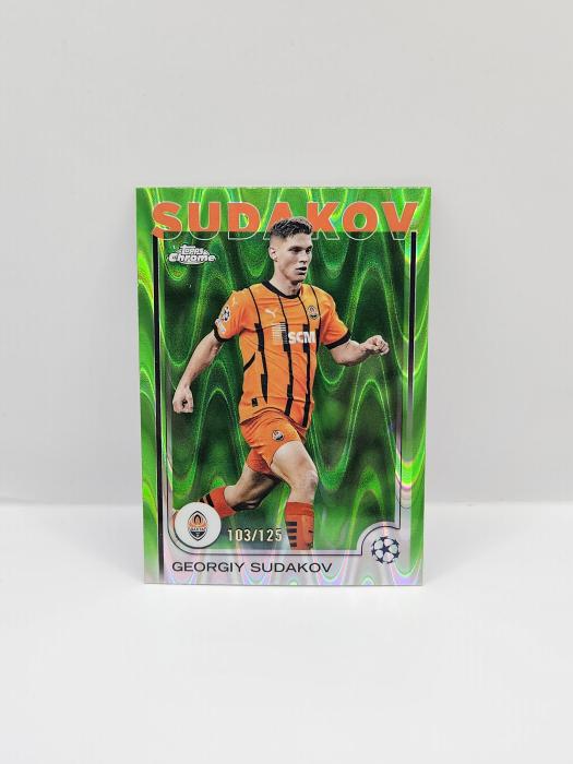 2024/25 TOPPS CHROME UEFA CLUB COMPETITIONS GEORGIY SUDAKOV 103/125