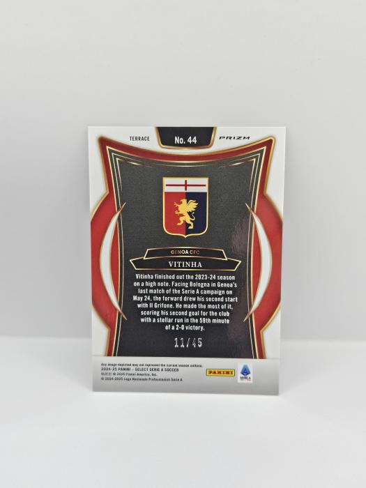 2024-25 PANINI SELECT SERIE A VITINHA BRONZE CHECKER TERRACE 11/45