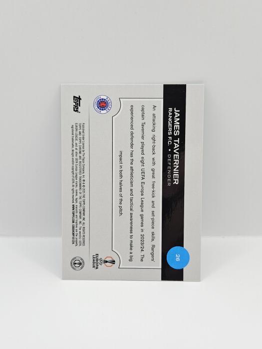 2024/25 TOPPS CHROME UEFA CLUB COMPETITIONS JAMES TAVERNIER 195/199