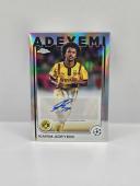 2024/25 TOPPS CHROME UEFA CLUB COMPETITIONS KARIM ADEYEMI REFRACTOR AUTOGRAPH 