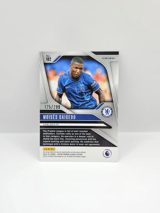 2024-25 PANINI PRIZM EPL ΜOISES CAICEDO BLUE 125/299