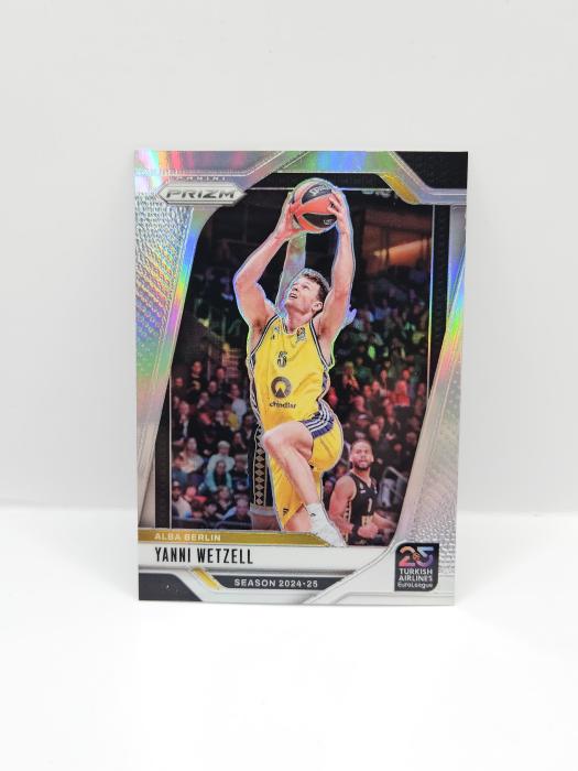 2024-25 PANINI PRIZM EUROLEAGUE YANNI WETZELL SILVER 