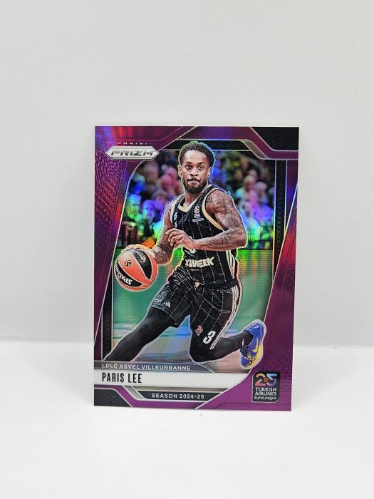 2024-25 PANINI PRIZM EUROLEAGUE PARIS LEE PURPLE 43/99