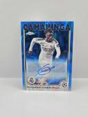 2024/25 TOPPS CHROME UEFA CLUB COMPETITIONS EDUARDO CAMAVINGA 043/150 AUTOGRAPH 