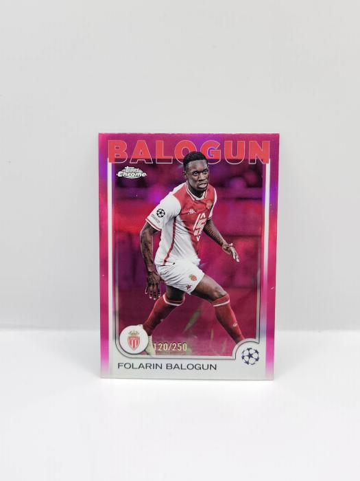 2024/25 TOPPS CHROME UEFA CLUB COMPETITIONS FOLARIN BALOGUN 120/250