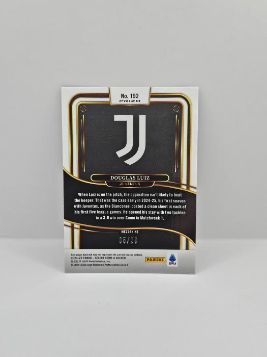 2024-25 PANINI SELECT SERIE A DOUGLAS LUIZ WHITE MEZZANINE 05/20