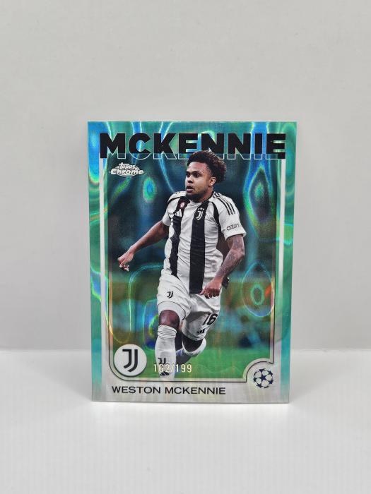 2024/25 TOPPS CHROME UEFA CLUB COMPETITIONS WESTON MCKENNIE 162/199