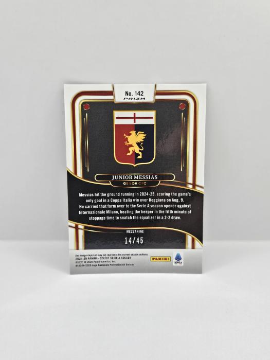 2024-25 PANINI SELECT SERIE A JUNIOR MESSIAS 14/45 MEZZANINE
