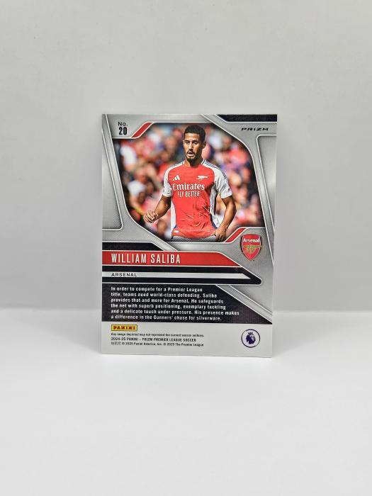 2024/25 PANINI PRIZM EPL WILLIAM SALIBA SILVER