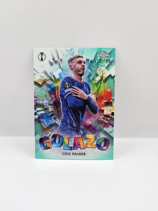 2024/25 TOPPS CHROME UEFA CLUB COMPETITIONS COLE PALMER ''GOLAZO'' 122/199