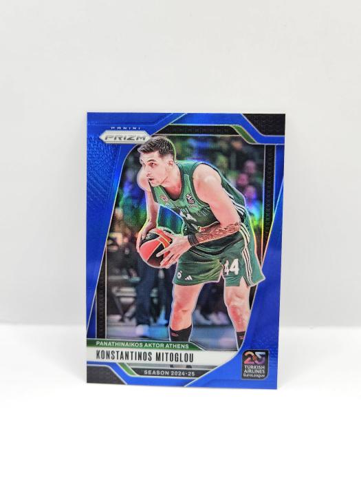 2024-25 PANINI PRIZM EUROLEAGUE KOSTANTINOS MITOGLOU BLUE 132/199