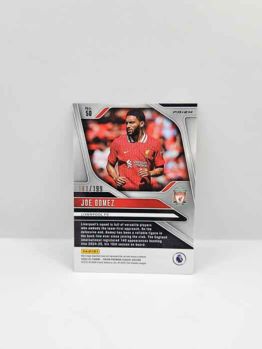 2024-25 PANINI PRIZM EPL JOE GOMEZ RED 181/199