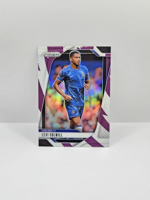 2024-25 PANINI PRIZM EPL LEVI COLWILL PURPLE/WHITE STRIPES 08/92