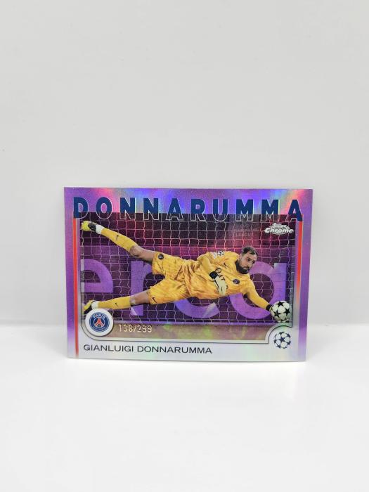 2024/25 TOPPS CHROME UEFA CLUB COMPETITIONS GIANLUIGI DONNARUMMA 138/299