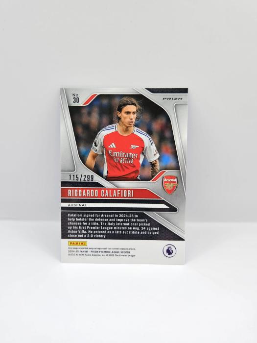 2024-25 PANINI PRIZM EPL RICCARDO CALAFIORI BLUE 115/299