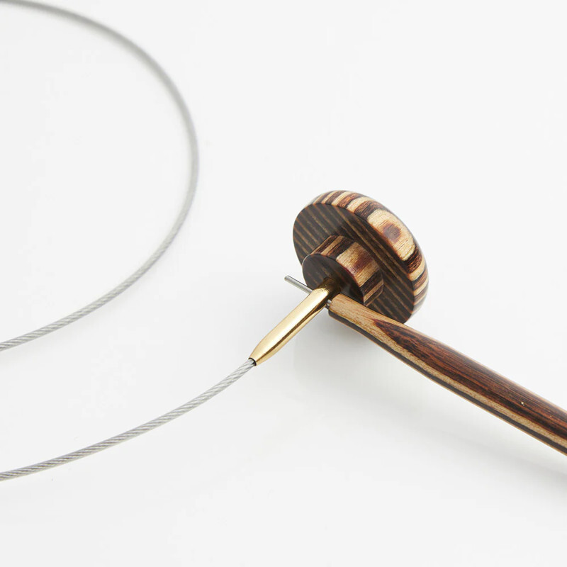 Καλώδια εναλλάξιμης βελόνας σετ, swivel, 24K - Lanter Moon