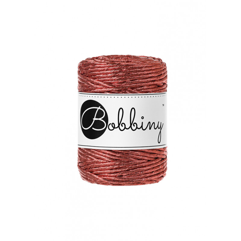 Macrame Cord Single - Regular 3mm - Metallic