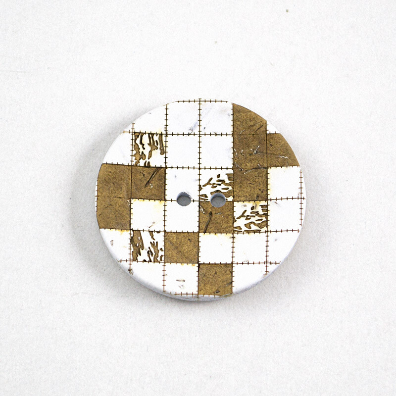Coconut button natural - Chess