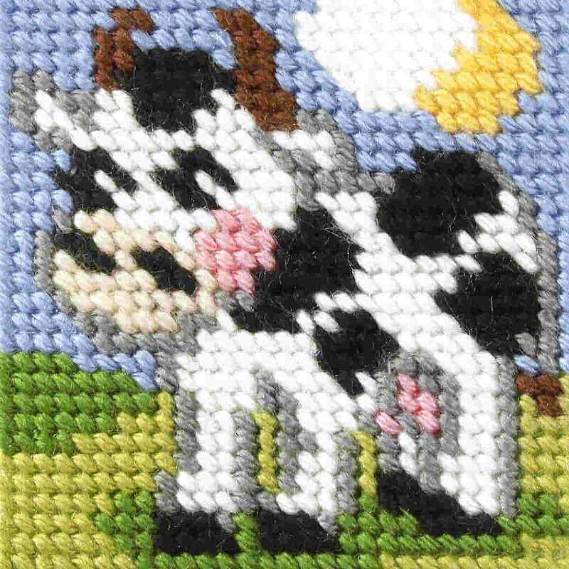 Αγελαδίτσα (μισή σταυροβελονιά, κιτ 11x13cm)