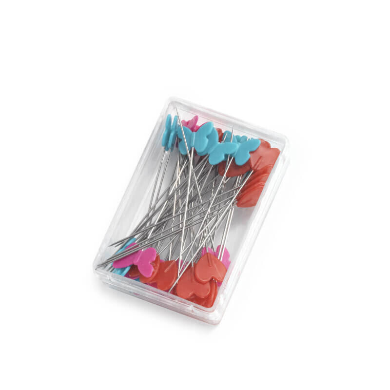 Καρφίτσες με πλαστικό κεφάλι 50x0.60mm, κουτί - Prym Love
