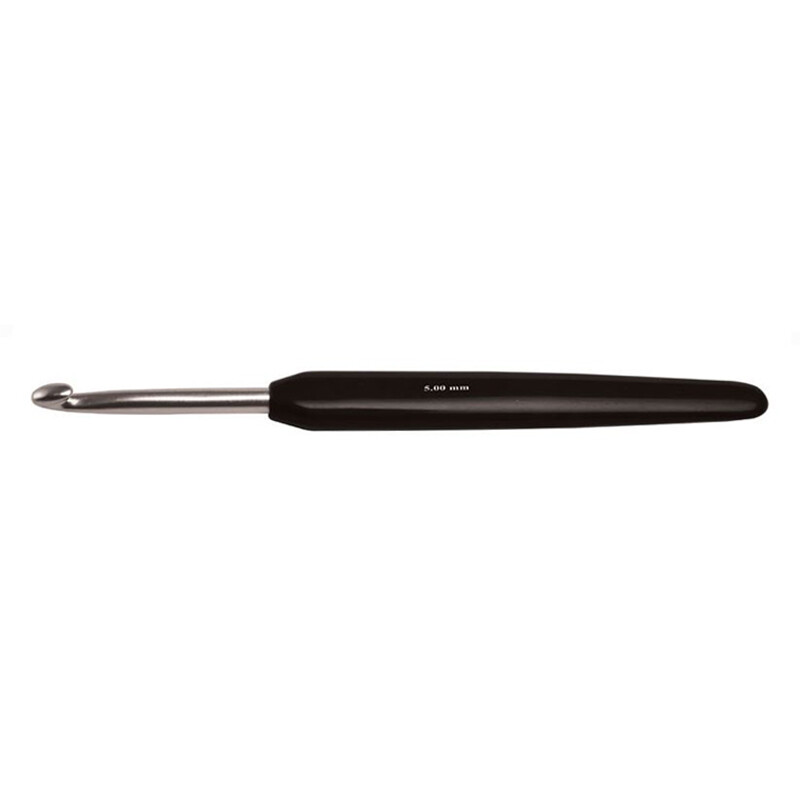 Βελονάκι KnitPro-Waves Black Aluminium
