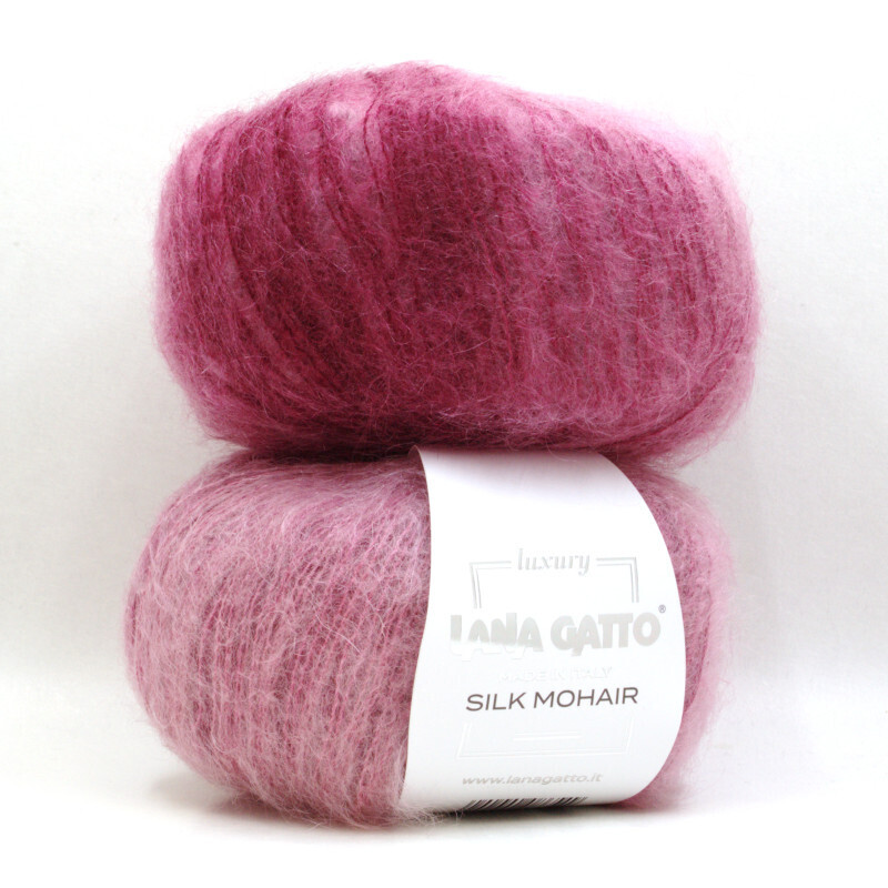 Silk Mohair Printed