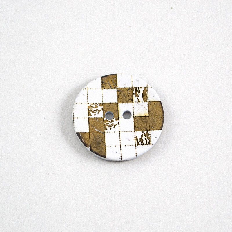 Coconut button natural - Chess