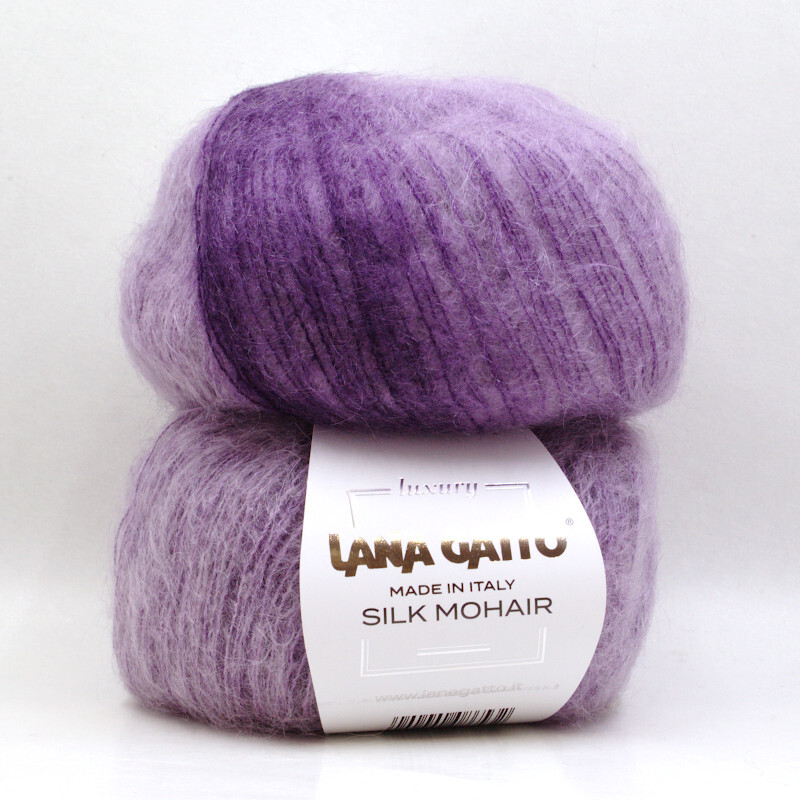 Silk Mohair Printed