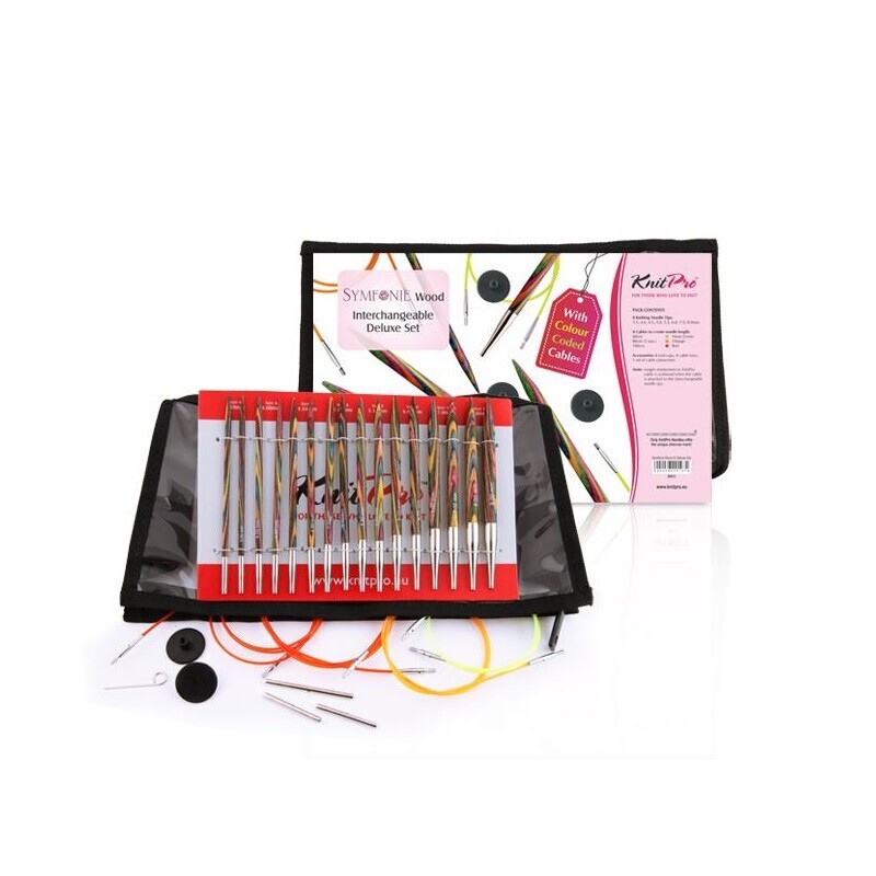 Σετ εναλλάξιμες βελόνες KnitPro-Deluxe Set-Symfonie