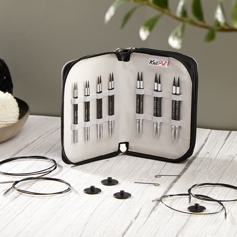 Σετ εναλλάξιμες βελόνες special KnitPro-Deluxe Set-Karbonz