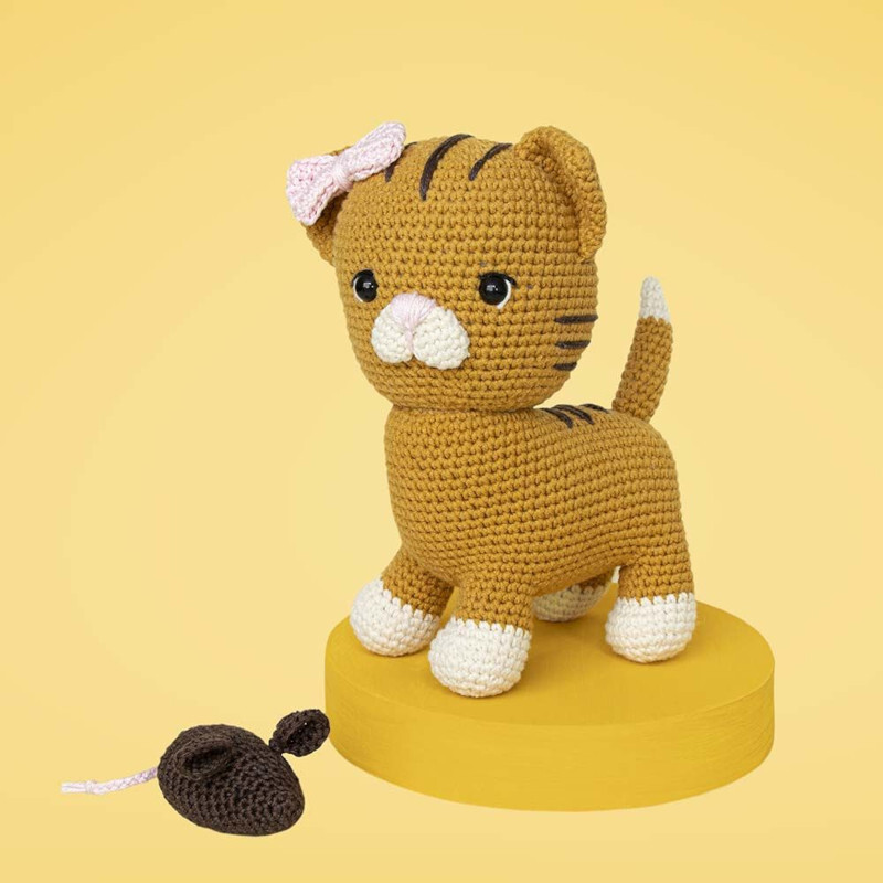 Γάτα & ποντίκι - Κιτ amigurumi