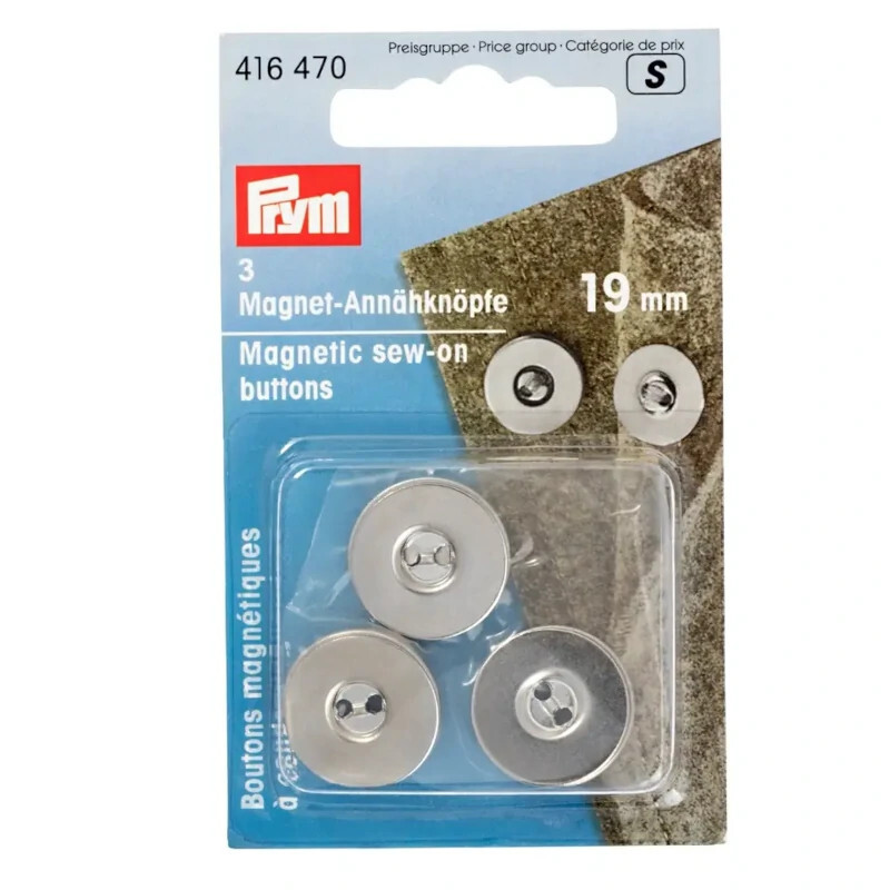Μαγνητικά κουμπιά ραβόμενα 19mm - Prym
