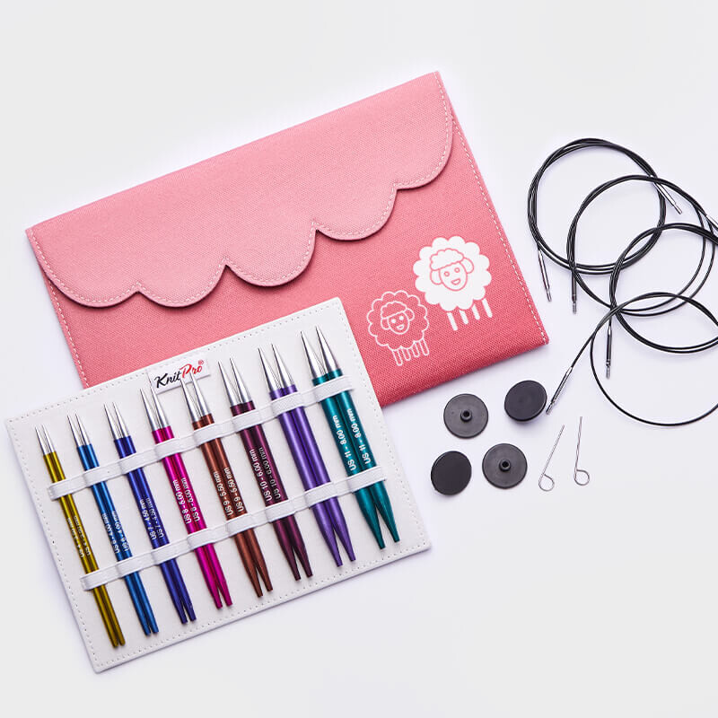 Σετ εναλλάξιμες βελόνες KnitPro-Deluxe Set-Zing