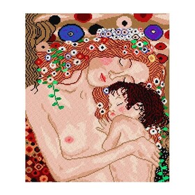 Μητέρα και παιδί (τυπωμένος καμβάς 40x50cm)
