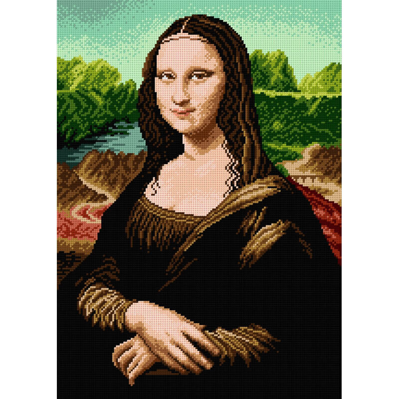 Μόνα Λίζα (τυπωμένος καμβάς 38,5x54cm)