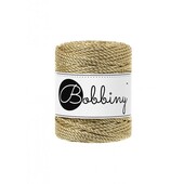 Macrame Cord 3ply - Regular 3mm - Metallic