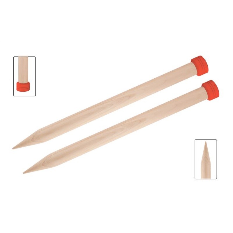 Βελόνες ίσιες KnitPro-Jumbo Birch