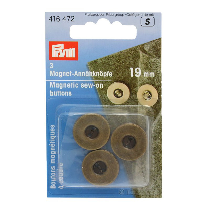 Μαγνητικά κουμπιά ραβόμενα 19mm - Prym