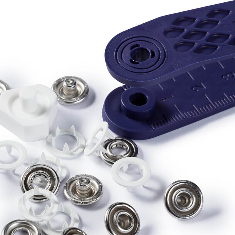 Non-sew press fasteners Jersey (retaining ring), set - Prym