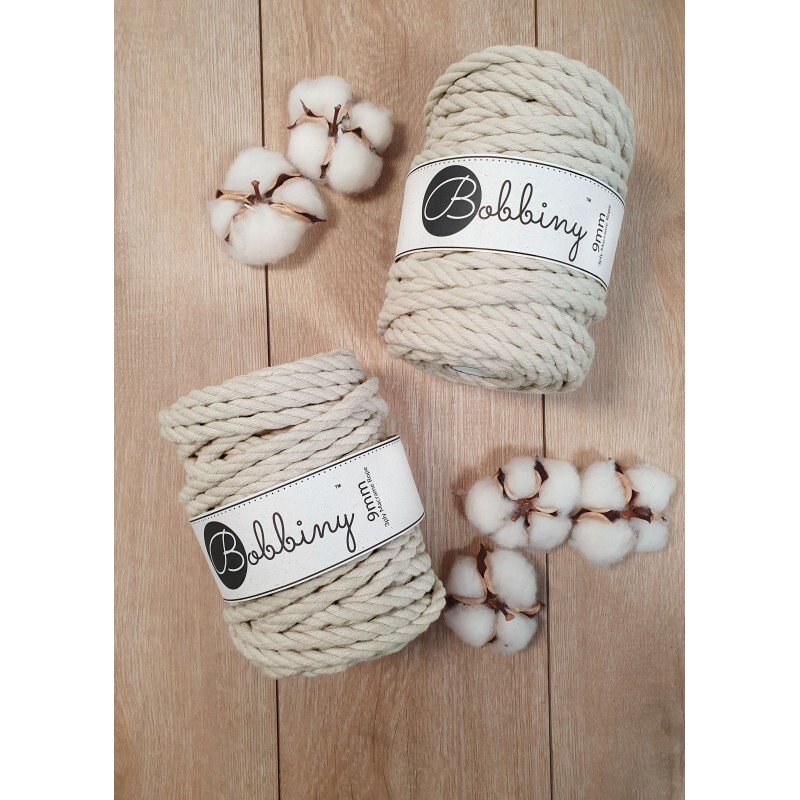 Macrame Cord 3ply - Super XXL 9mm