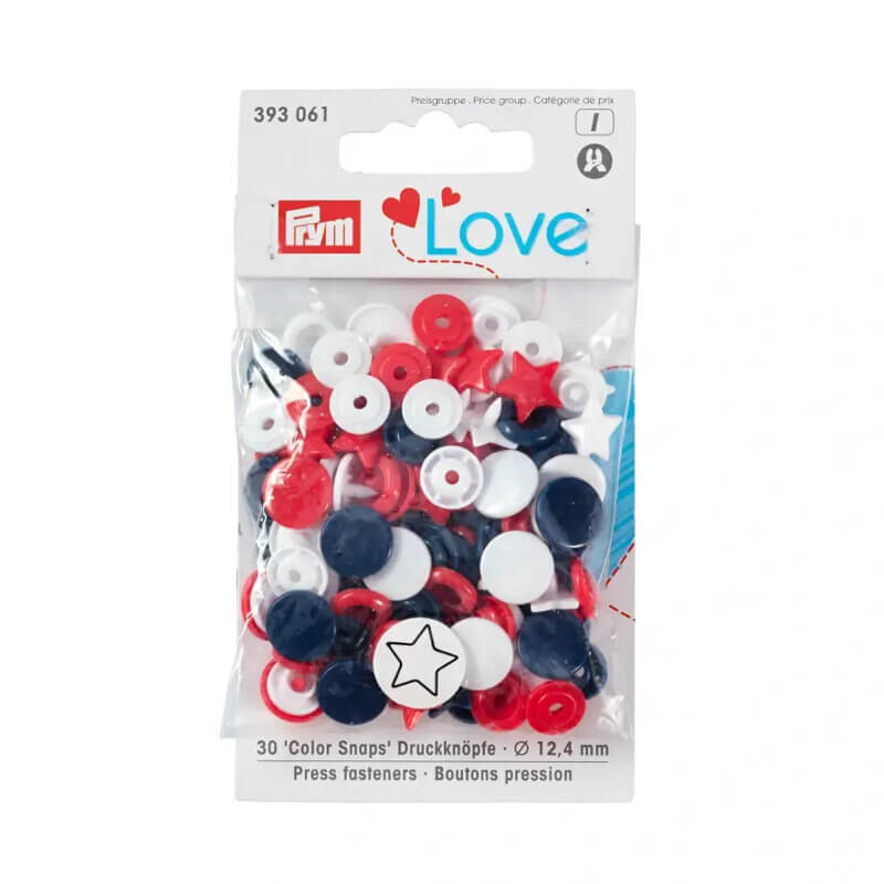 Τρουκς πλαστικά, Colour Snaps Motif - Prym Love