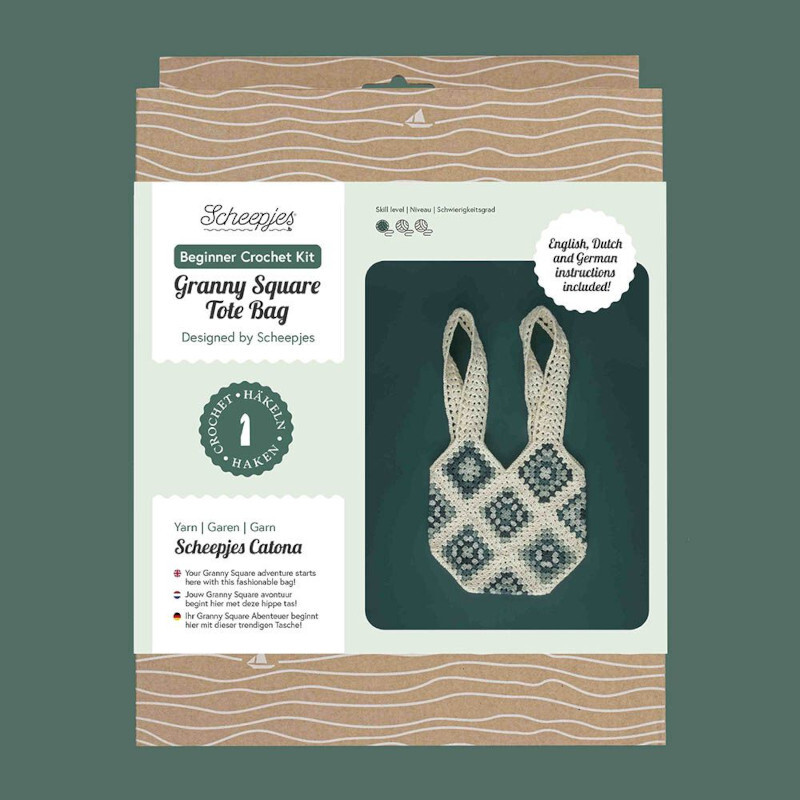 Τσάντα granny square - Κιτ πλεξίματος για αρχάριους