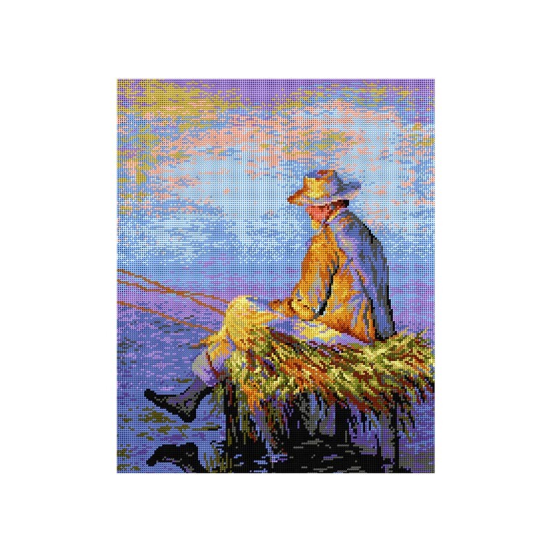 Ο ψαράς (τυπωμένος καμβάς 40x50cm)