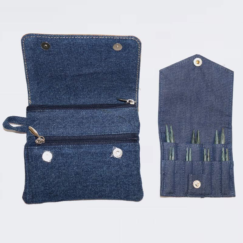 Σετ εναλλάξιμες βελόνες KnitPro Mini Set_Indigo Wood (Μήκος Βελόνας: 50mm)
