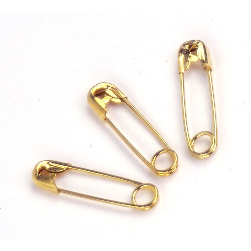 Παραμάνες ασφαλείας χρυσές 19mm - ReStyle